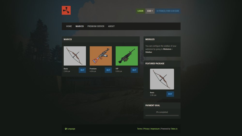Tebex Template - Outpost 1.2.0