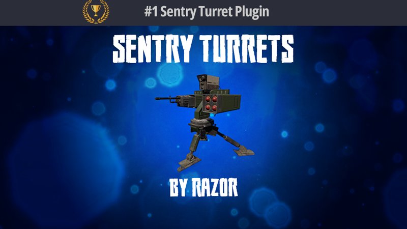 Rust 可放置哨戒炮塔 Deployable Sentry Turrets · 玩家自建防御塔 · 一塔两用兼当防空-Biu腐蚀网