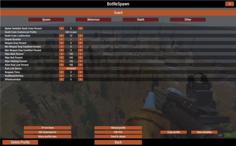 Rust NPC刷新管理 BotReSpawn · 遗迹事件空投全场景刷NPC · 纯UI可视化配置-Biu腐蚀网
