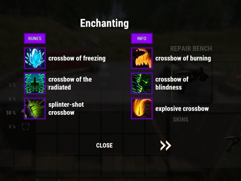 Rust 武器附魔 Enchanting · 29种附魔效果 · 符文掉落 + 修复台附魔-Biu腐蚀网