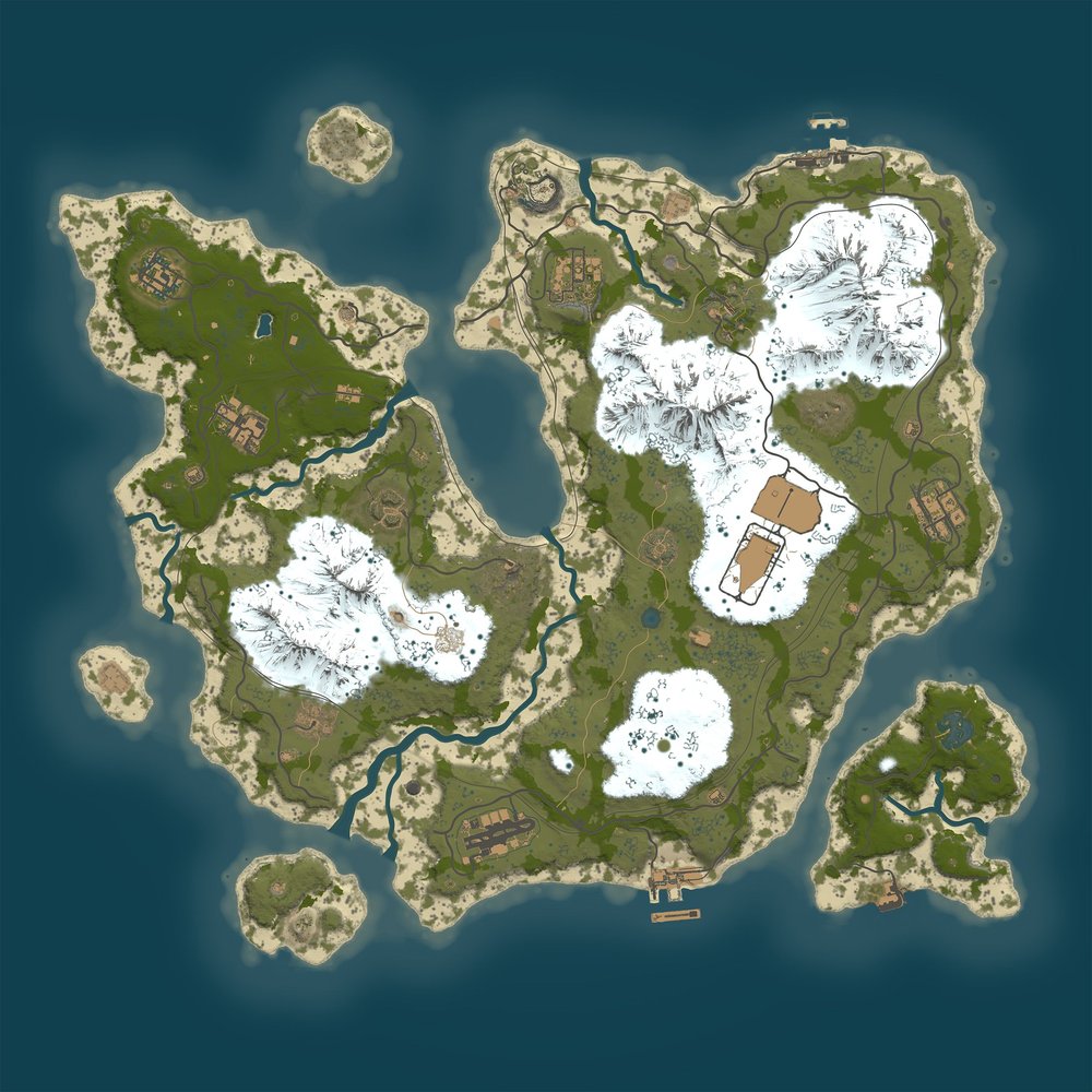 Rust 奇迹岛地图 Wonder Island