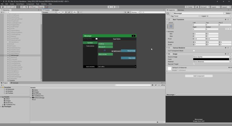 Rust UI 工具 · Unity 导出器 1.1.4 · 拖拖拽拽做 CUI 界面-Biu腐蚀网