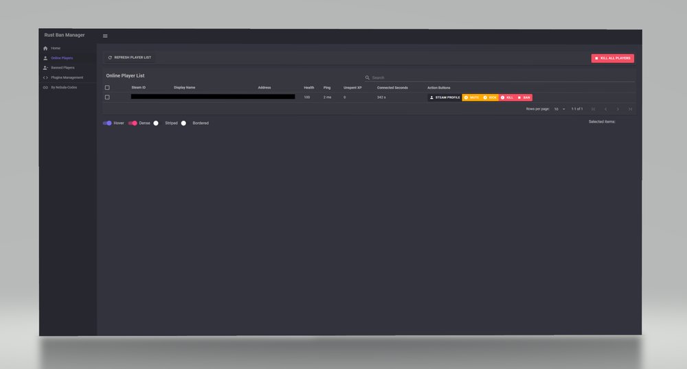 Rust Remote Manager 1.0.6