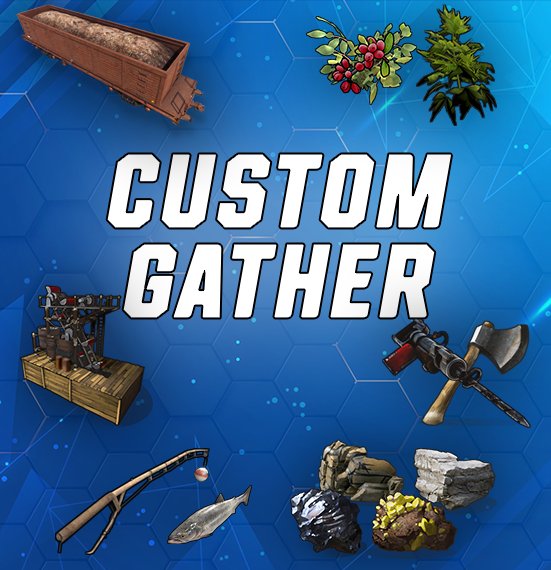 Custom Gather 3.1.2 · 动态采集倍率 · 按权限组分别设置采集速率-Biu腐蚀网