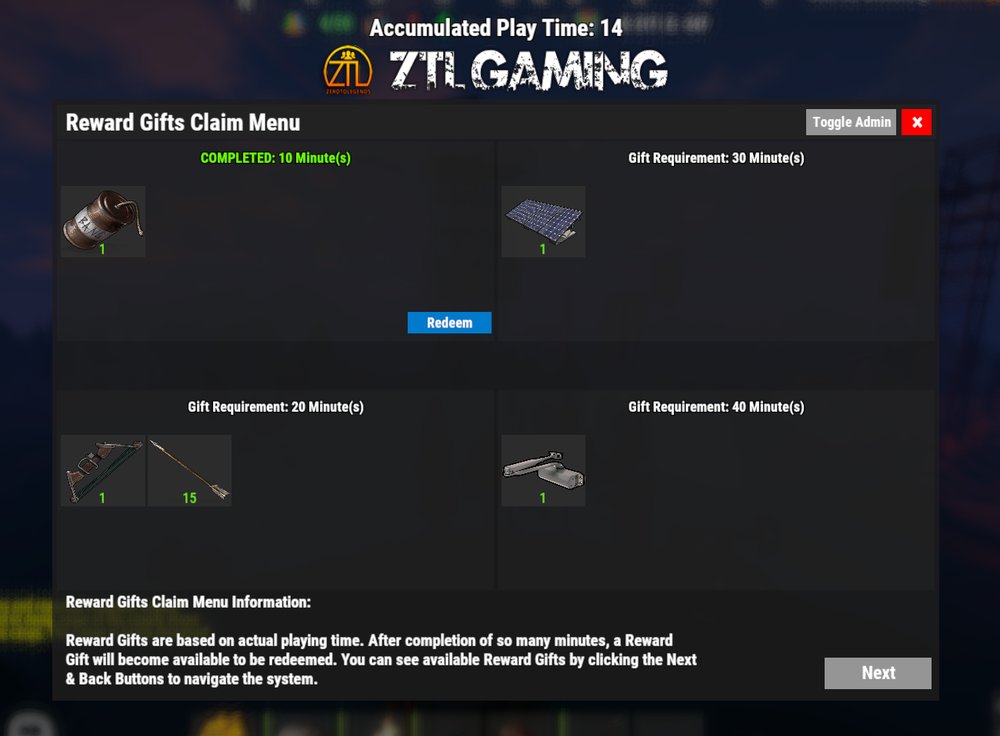Reward Gifts 2.3.0